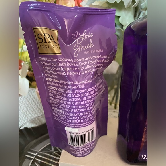 🆕💜 SPA LUXURY “LOVE STRUCK” BODY CARE COLLECTION. BRAND NEW! - Picture 6 of 8